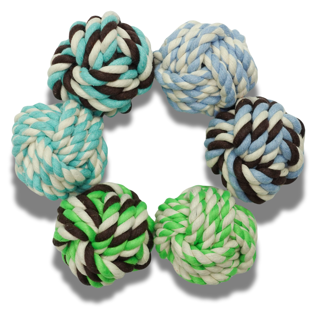 6 Pack Small Rope Balls
