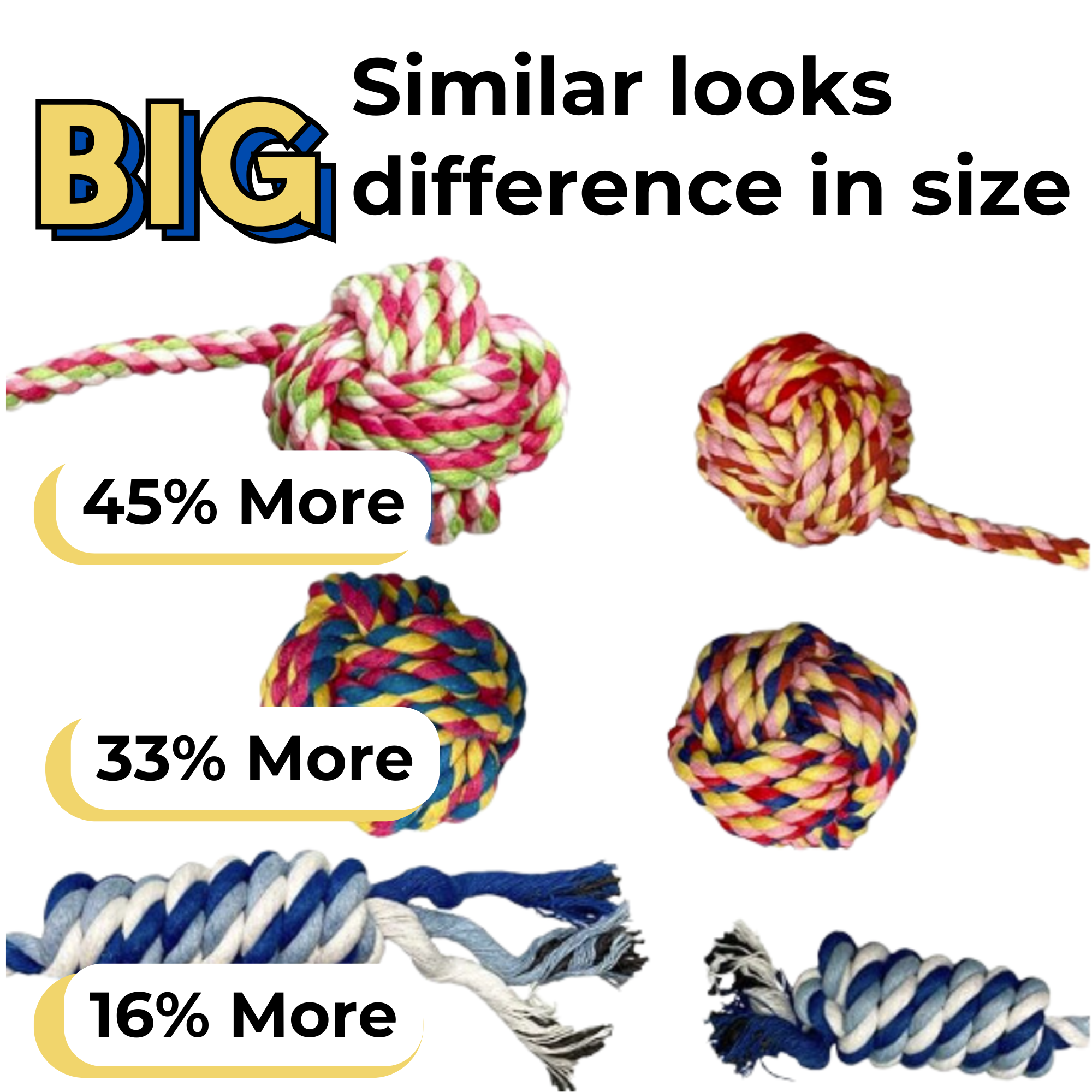 Small Dogs Rop 6 Pack Ropes for Small and Medium Dogs - Otterly Pets - Affordable and ...
