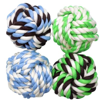 4 Pack Rope Balls Medium